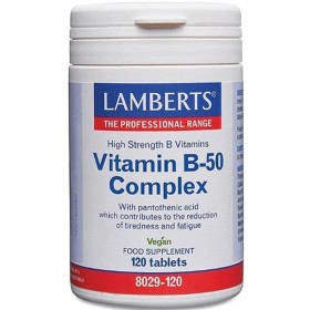 Lamberts Vitamin B 50 Complex 50mg Πλήρες σύμπλεγμα Βιταμινών Β, 12...