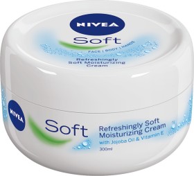 Nivea Soft Moisturizing Cream Ενυδατική Κρέμα για Καθημερινή Χρήση 300ml