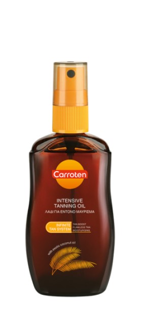 Carroten Intensive Tanning Oil Λάδι για Έντονο Μαύρισμα SPF 0, 150ml