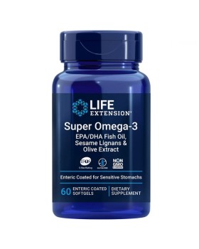 Life Extension Super Omega 3 with EPA/DHA with Sesame Lignans Olive...