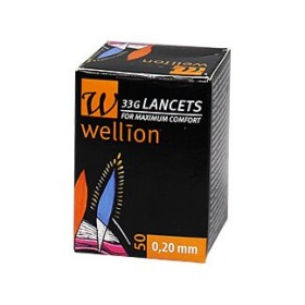 Wellion Lancets 33G 0.20mm Σύγχρονοι Σκαρφιστήρες, 50 Τεμάχια