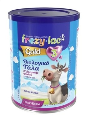 FrezyDerm Frezylac Gold 3 Βιολογικό Γάλα 2ης Βρεφικής Ηλικίας, 900gr