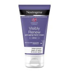 Neutrogena Visibly Renew Αντιγηραντική Κρέμα Χεριών Με Αντηλιακό Δείκτη SPF 20, 75ml