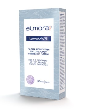 Almora Plus NormoboWELL Για Την Αντιμετώπιση Των Συμπτωμάτων Του Συνδρόμου Ευερέθιστου Εντέρου, 30 Δισκία