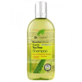 Dr Organic Tea Tree Shampoo Σαμπουάν με Βιολογικό Τεϊόδεντρο, 265ml