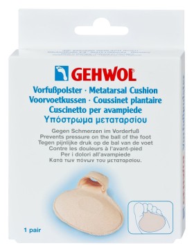 Gehwol Metatarsal Cushion Μαξιλαράκι Μεταταρσίου Λεπτό, 1 Τεμάχιο