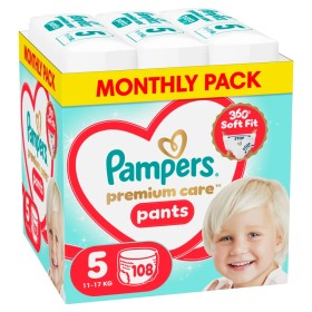 Pampers Premium Care Pants Monthly Pack No.5 (11-17kg) Βρεφικές Πάν...
