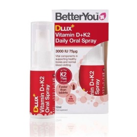 BetterYou Vitamin D+K2 Daily Oral Spray 3000IU (75mg) Βιταμίνη D σε...