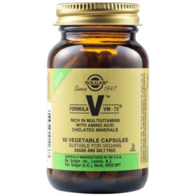 Solgar Formula VM 75 Πολυβιταμίνη για Τόνωση & Ευεξία, 60 Φυτικές Κάψουλες