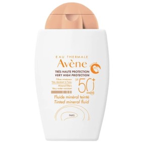 Avene Fluide Mineral Teinte SPF50+ Αντιηλιακή Κρέμα Προσώπου με Χρώμα για το μη Ανεκτικό & Ευαισθητο Δέρμα, 40ml