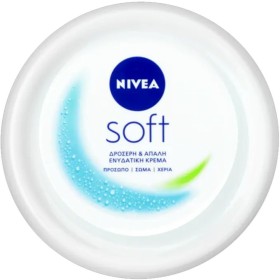 Nivea Cream Soft Ενυδατική Κρέμα για Πρόσωπο, Σώμα και Χέρια, 300ml