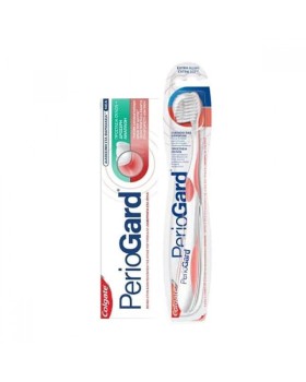 Colgate Periogard Οδοντόκρεμα κατά της Ουλίτιδας 75ml + Μαλακή Οδοντόβουρτσα σε Σομόν-Λευκό χρώμα