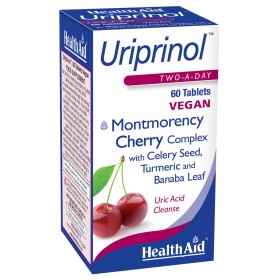 Health Aid Uriprinol Συμπλήρωμα Διατροφής με Βιταμίνες & Φυτικά Εκχυλίσματα για τον Έλεγχο του Ουρικού Οξέος, 60 Ταμπλέτες