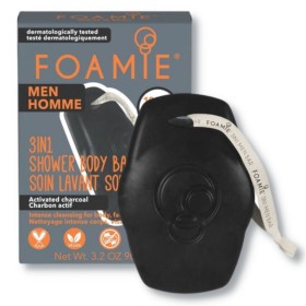 Foamie All In One Bar For Men What A Man για μαλλιά, πρόσωπο και σώ...