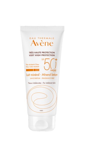 Avene Αντηλιακό Γαλάκτωμα Minéral SPF 50+ Πολύ Υψηλή Προστασία με 100% Φυσικά Φίλτρα, 100ml