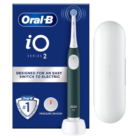 Oral-B iO Series 2 Ηλεκτρική Οδοντόβουρτσα Πράσινη με Θήκη, 1 τεμάχιο