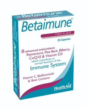 Health Aid Betaimune Συμπλήρωμα Διατροφής για το Ανοσοποιητικό, 30 Κάψουλες