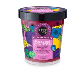 Natura Siberica Organic Shop Body Desserts Blackberry Jam Μαρμελάδα Βατόμουρο Απολεπιστικό Σώματος Λείανσης, 450 ml