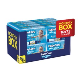 BabyCare 99% Water Μωρομάντηλα , 1152 Τεμάχια (16×72 Τεμάχια)