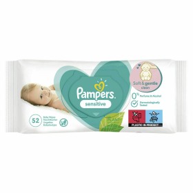 Pampers Baby Wipes Sensitive Μωρομάντηλα, 52 Τεμάχια