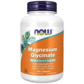Now Foods Magnesium Glycinate Συμπλήρωμα Διατροφής με Γλυκινικό Μαγ...