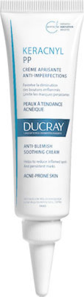 Ducray Keracnyl PP 24ωρη Κρέμα Προσώπου για Ατέλειες & Ακμή 30ml