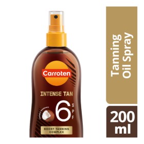 Carroten Intense Tanning Oil Spray Μαυρίσματος με Άρωμα Καρύδας SPF6, 200ml