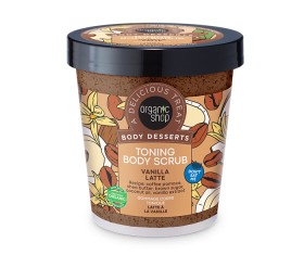 Natura Siberica Organic Shop Body Desserts Vanilla Latte Τονωτικό Απολεπιστικό Σώματος, 450 ml