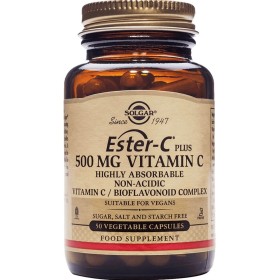 Solgar Bιταμίνη Ester-C 500mg Συμπλήρωμα Διατροφής με Βιταμίνη C σε...