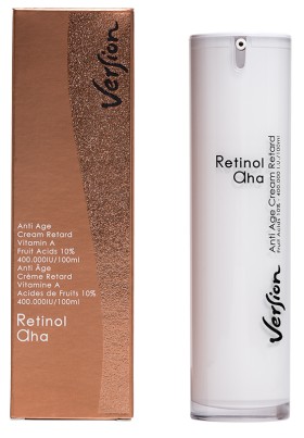 Version Retinol AHA Anti Age Cream Επανορθωτική - Λευκαντική Κρέμα Προσώπου, 50ml