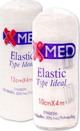 Medisei X Med Ελαστικός Επίδεσμος 12cm x 4m 1τμχ