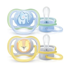 Avent Philips Ultra Air Night Ορθοδοντική Πιπίλα Σιλικόνης 0-6m, 2 Τεμάχια