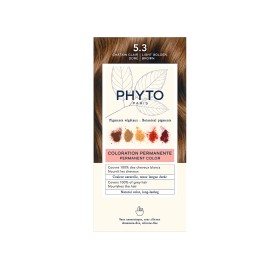 Phyto Phytocolor Μόνιμη Βαφή Μαλλιών 5.3 Καστανό Ανοιχτό Χρυσό