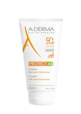 A-Derma Protect Αντηλιακή Κρέμα SPF50+ Για Ατοπικό Δέρμα, 150ml