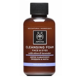 Apivita Cleansing Foam Face & Eyes Κρεμώδης Αφρός Καθαρισμού με Ελι...