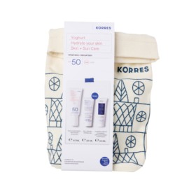 Korres Greek Yoghurt Σετ Ενυδάτωσης με Καθαριστικό και Ενυδατική Προσώπου + Αντηλιακή Προστασία SPF50
