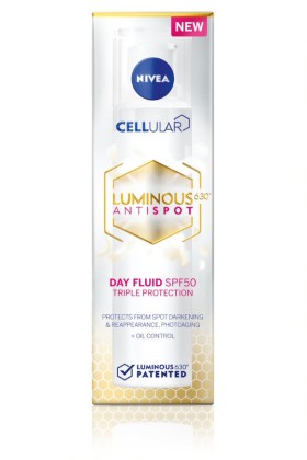 Nivea Cellular Luminous 630 Anti Dark Spot Fluid Κρέμα Προσώπου Κατά των Κηλίδων, 40ml