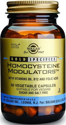 Solgar Homocysteine Modulators Συμπλήρωμα Διατροφής Για Την Καρδιά 60 Φυτικές Κάψουλες