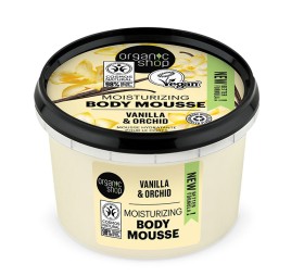 Natura Siberica Organic Shop Body Mousse Bourbon Vanilla Μους Σώματος, 250ml
