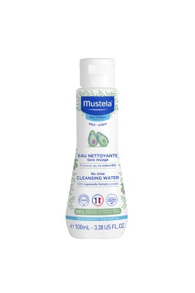 Mustela Cleansing Water-Normal Skin Βρεφικό - Παιδικό Καθαριστικό Υγρό Χωρίς Ξέᴨλυμα 100ml