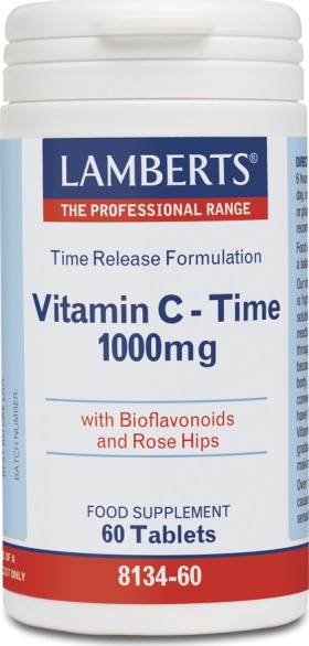 Lamberts Vitamin C Time Release 1000mg, 60 Kάψουλες
