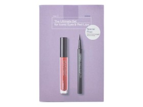 Korres The Ultimate Set Liquid Eyeliner Pen 01 Black + Morello Lip ...