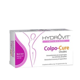 Hydrovit Intimcare Colpo Cure Ovules Κολπικά Yπόθετα, 10τμχ