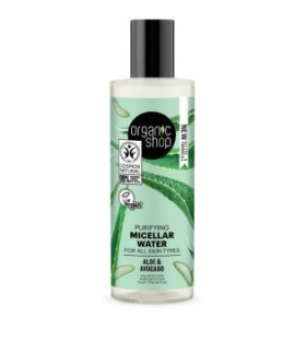 Natura Siberica Organic Shop Νερό Micellar Καθαριστικό Προσώπου, Αβοκάντο & Αλόη 150ml