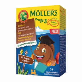 Mollers Omega-3 Συμπλήρωμα Διατροφής Για Παιδιά Με Γεύση Cola, 36 Ζ...