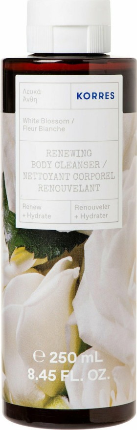 Korres Body Cleanser Αφρόλουτρο με Λευκά Άνθη, 250ml