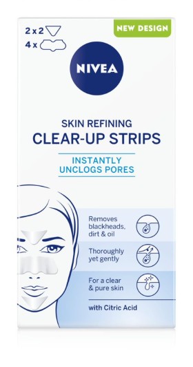 Nivea Daily Essentials Refining Clear Up Strips Ταινίες Καθαρισμού για Μαύρα Στίγματα, 6 Τεμάχια