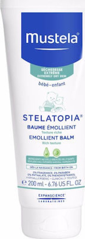 Mustela Stelatopia Emollient Balm Γαλάκτωμα για Ατοπικό Δέρμα 200ml