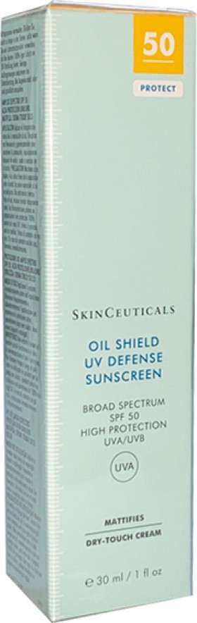 SkinCeuticals Oil Shield UV Defense SPF50 Aντηλιακό Προσώπου Υψηλής Προστασίας, 30ml