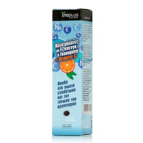 InoPlus Ηλεκτρολύτες με Ginseng Guarana & Βιταμίνη C, 20 Αναβράζοντα Δισκία